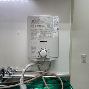 設備）給湯器も新品に交換しました。